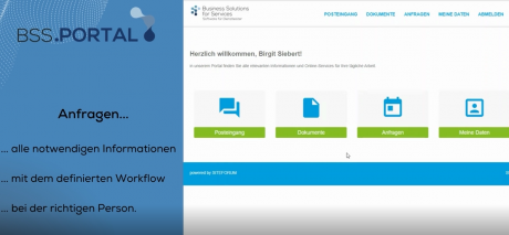 BSS.Portal - Portallösung für Dienstleister